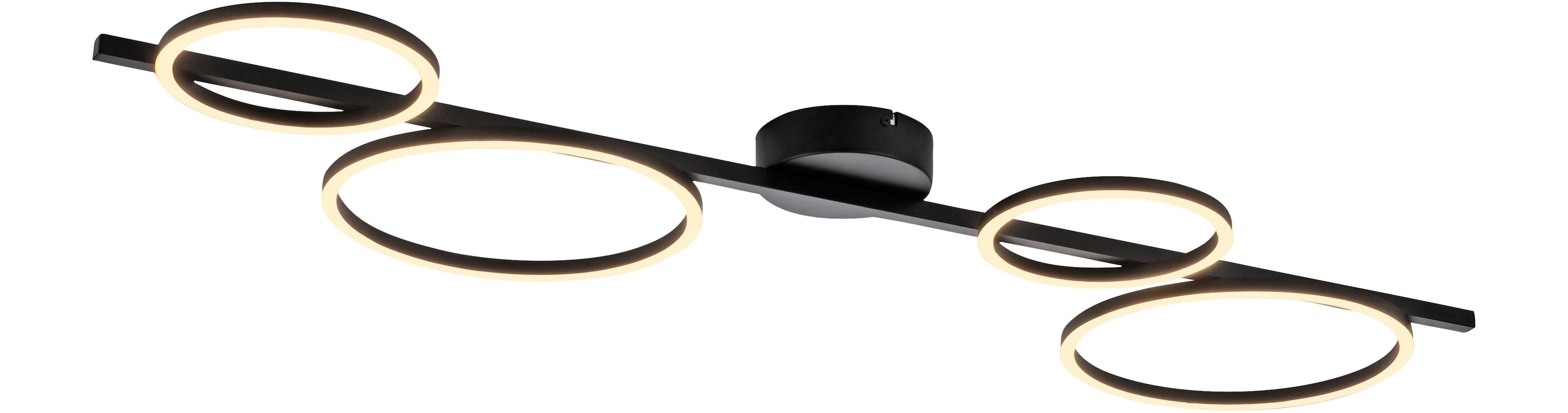 JUST LIGHT Deckenleuchte MINI RITUS | Schwarz