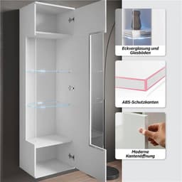 Vitrine Kenia | Weiß