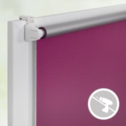 Seitenzugrollo Klemmfix Hitzeschutz | Pink