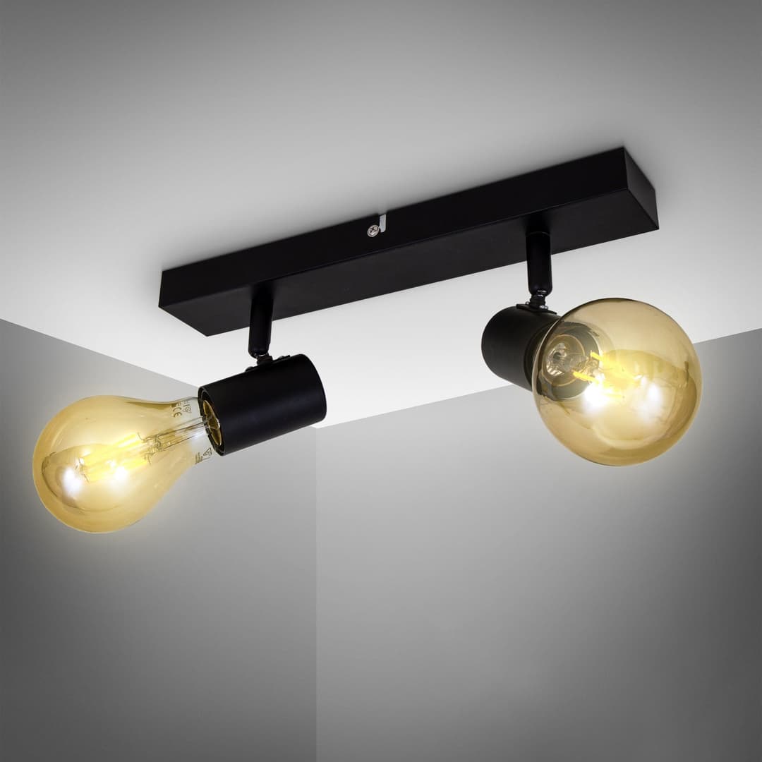 B.K.Licht LED Deckenspots | Schwarz