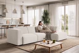 OTTO home Ecksofa Merid L-Form | Beige