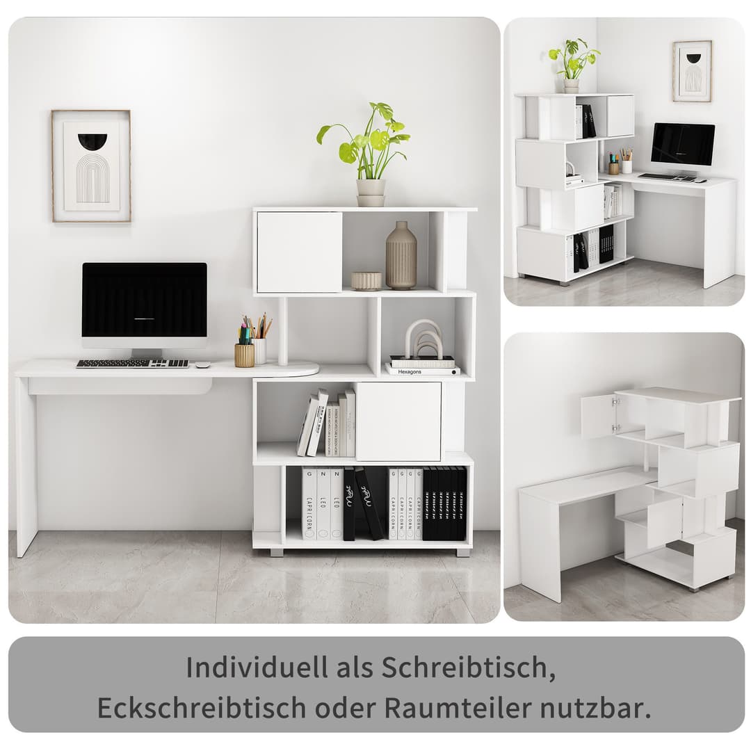 OTTO home Schreibtisch Inovo | Weiß