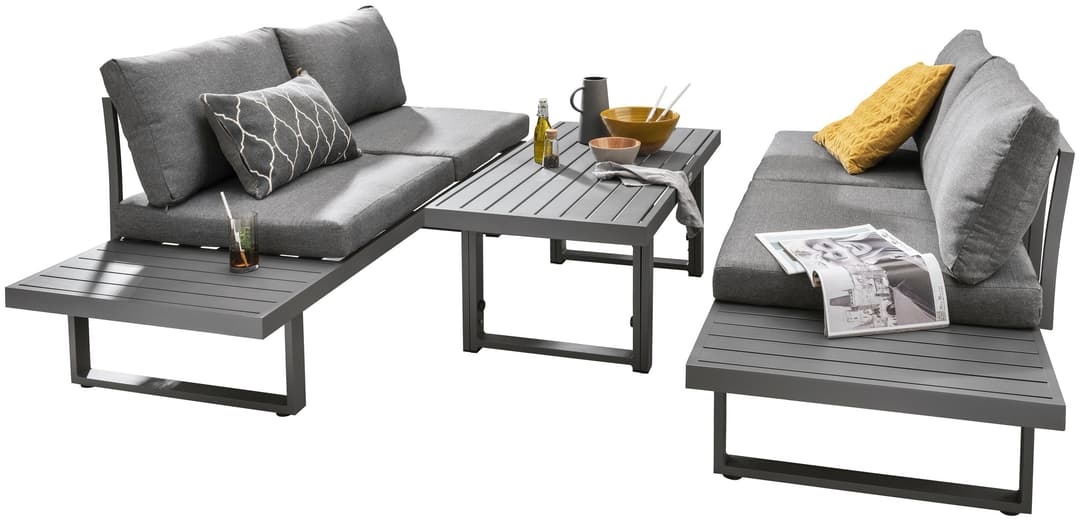 Destiny Gartenlounge-Set SEA POINT | Grau