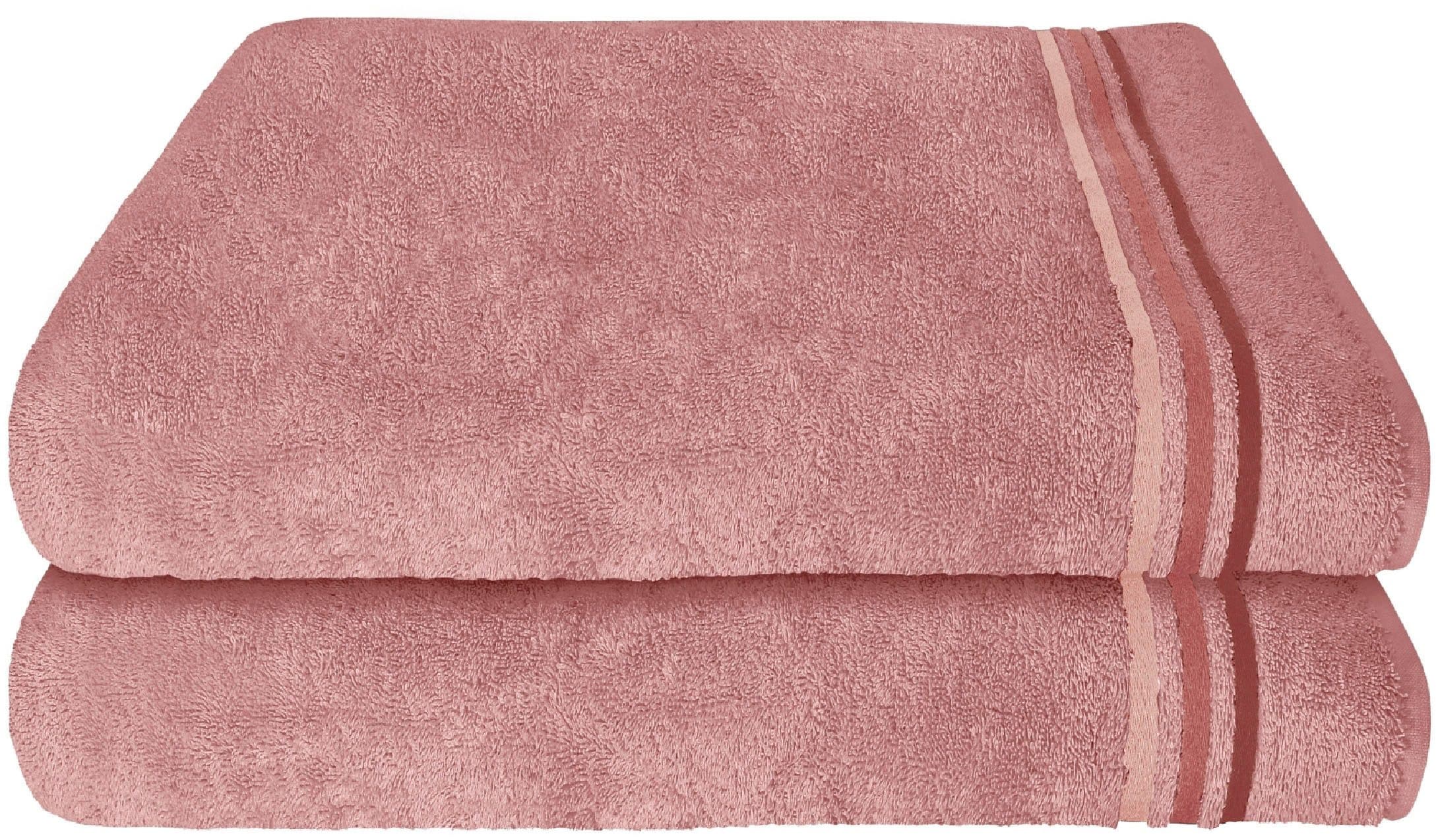 Schiesser Skyline Color Duschtücher | Rosa