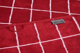 ROSS Duschtuch Cashmere Überkaro | Rot