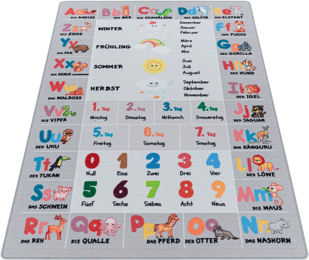 Ayyildiz Teppiche Kinderteppich PLAY 2904 | Grau