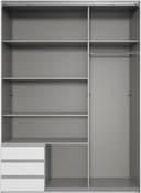 Wimex Schwebetürenschrank Emden | Weiß 2