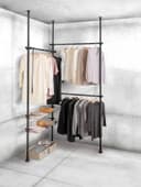 Wenko Teleskopregal Herkules Duo | Schwarz 5