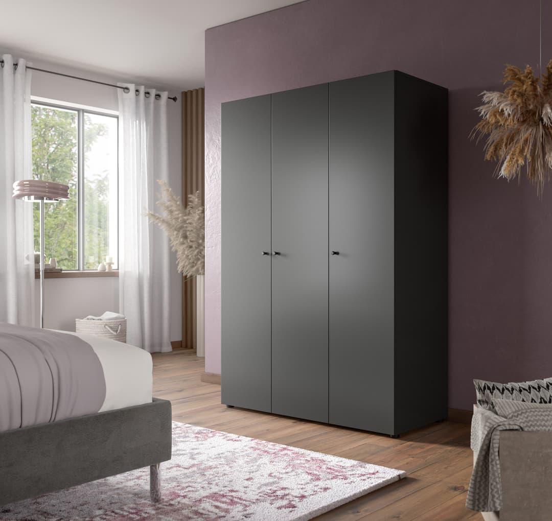 Home affaire Kleiderschrank BILLINGS | Grau