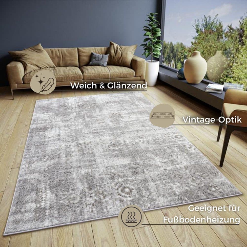 HANSE Home Teppich Style | Grau