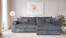 Home affaire Ecksofa Soft&Cosy XXL L-Form | Grau
