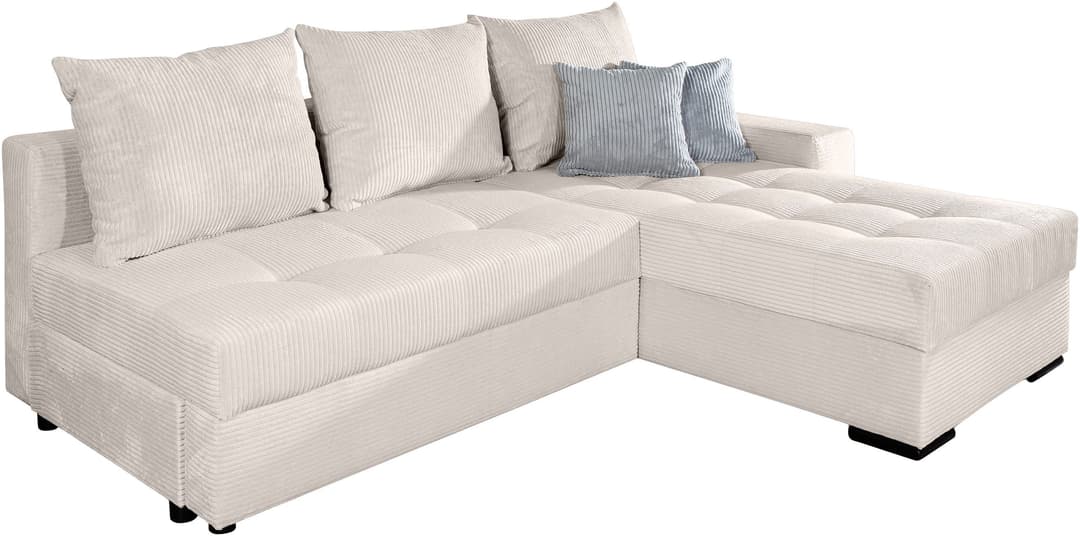 COLLECTION AB Ecksofa Josy L-Form | Beige
