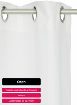 OTTO home Vorhang Raja | Weiß