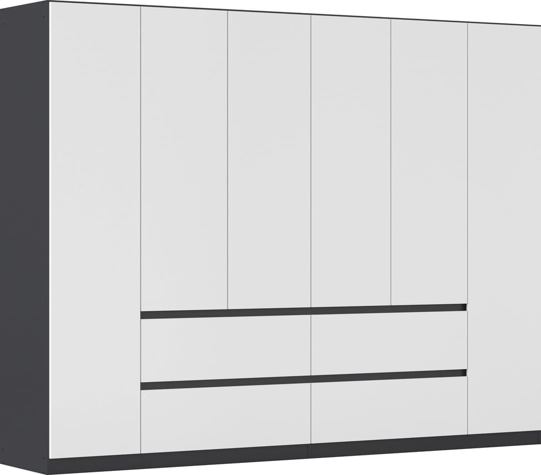 rauch Drehtürenschrank MAINZ | Grau