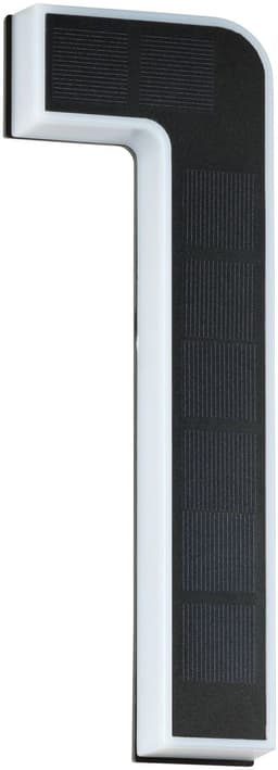 Paulmann LED Außen-Wandleuchte Solar Hausnummer | Schwarz
