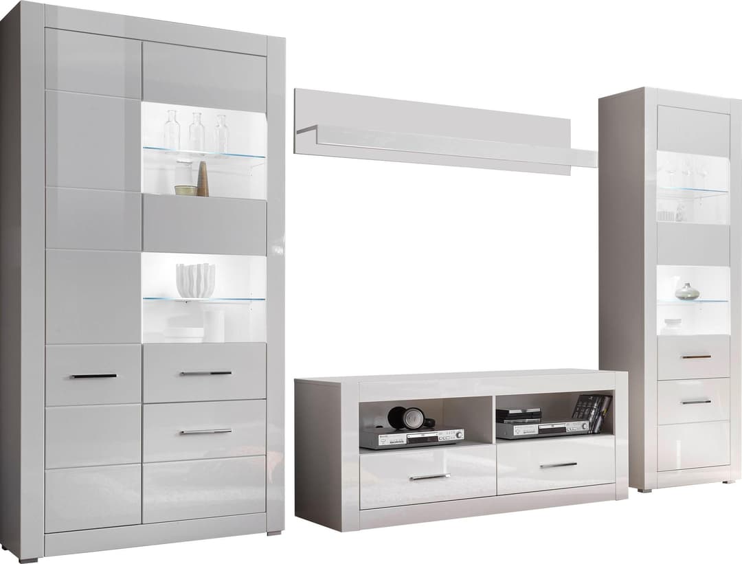 Home affaire Wohnwand BIANCO | Weiß