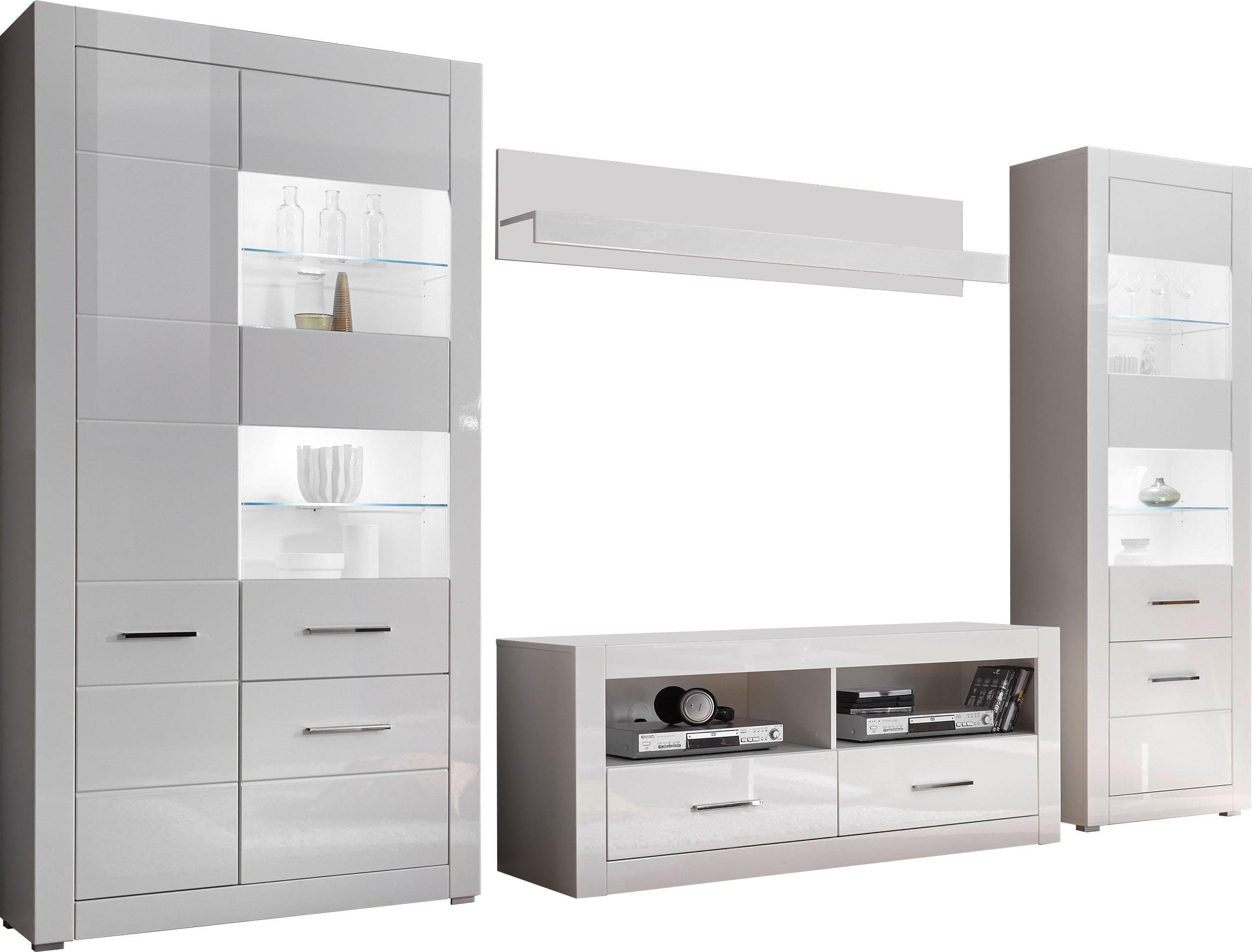 Home affaire Wohnwand BIANCO | Weiß