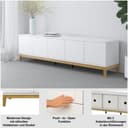 OTTO home Lowboard Maryd | Weiß 3