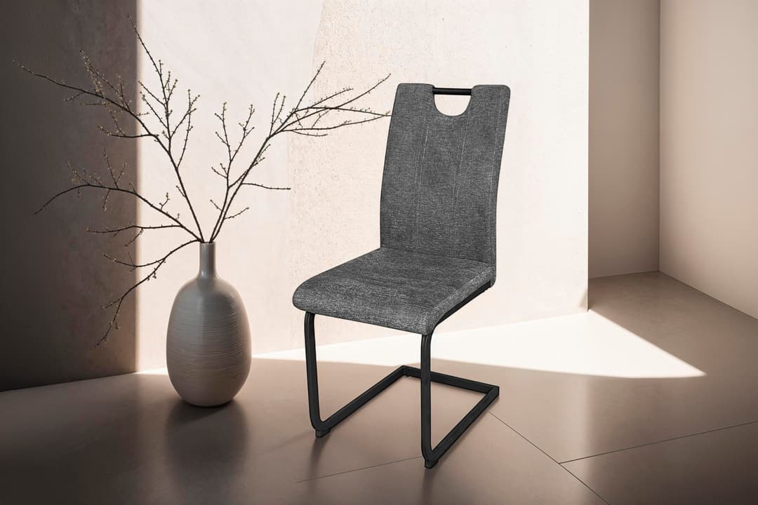 byLIVING Freischwinger Banff | Grau