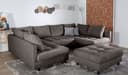 COLLECTION AB Wohnlandschaft Toni U-Form | Grau