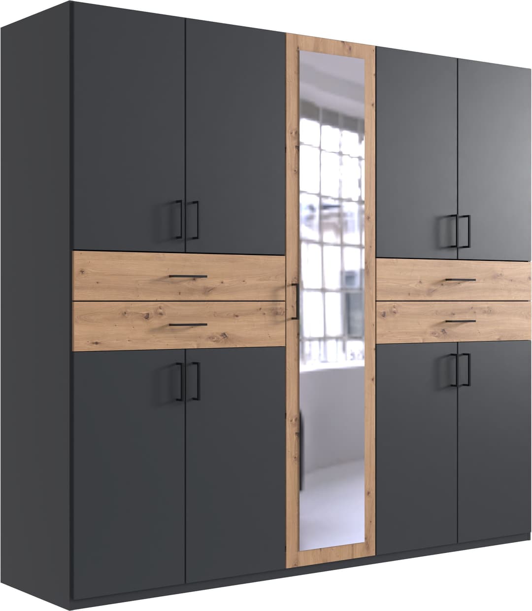 Wimex Kleiderschrank Taiga | Grau