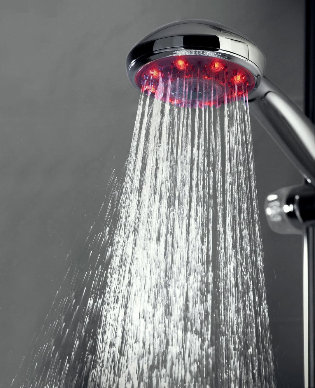 Schütte Handbrause LED Wellness Duschkopf | Silber