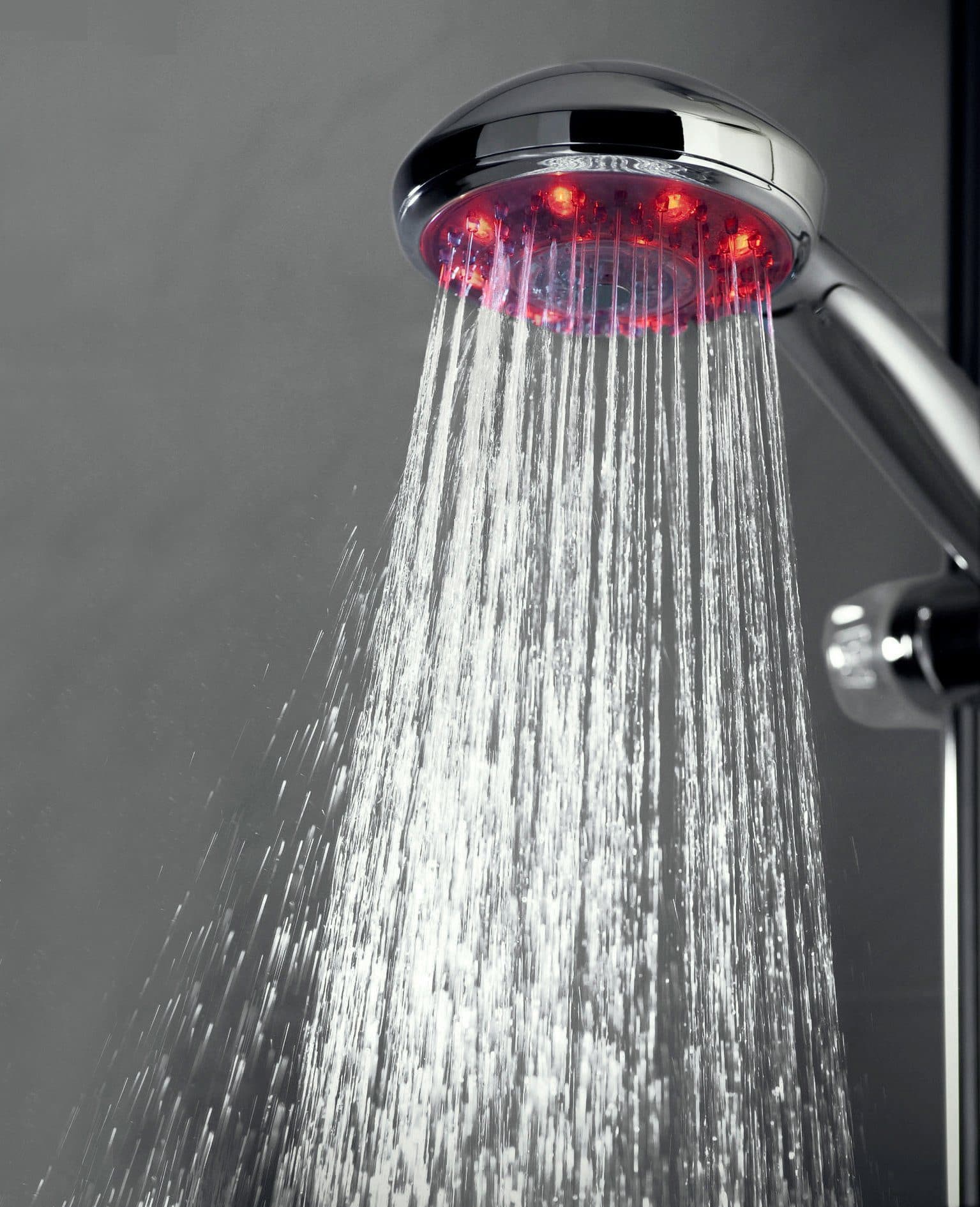 Schütte Handbrause LED Wellness Duschkopf | Silber