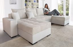 COLLECTION AB Wohnlandschaft Josy XL U-Form | Beige