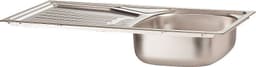 wiho Küchen Edelstahlspüle Flexi | Silber
