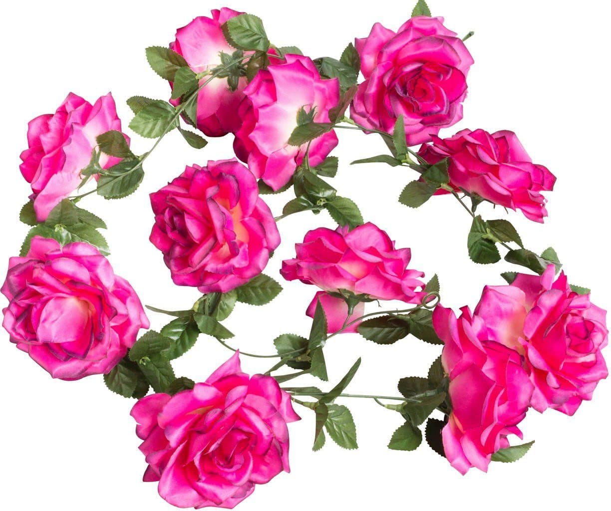 Kunstblume Rosengirlande Rose | Rosa