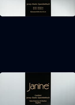 Janine Spannbettlaken ELASTIC 5002 | Schwarz