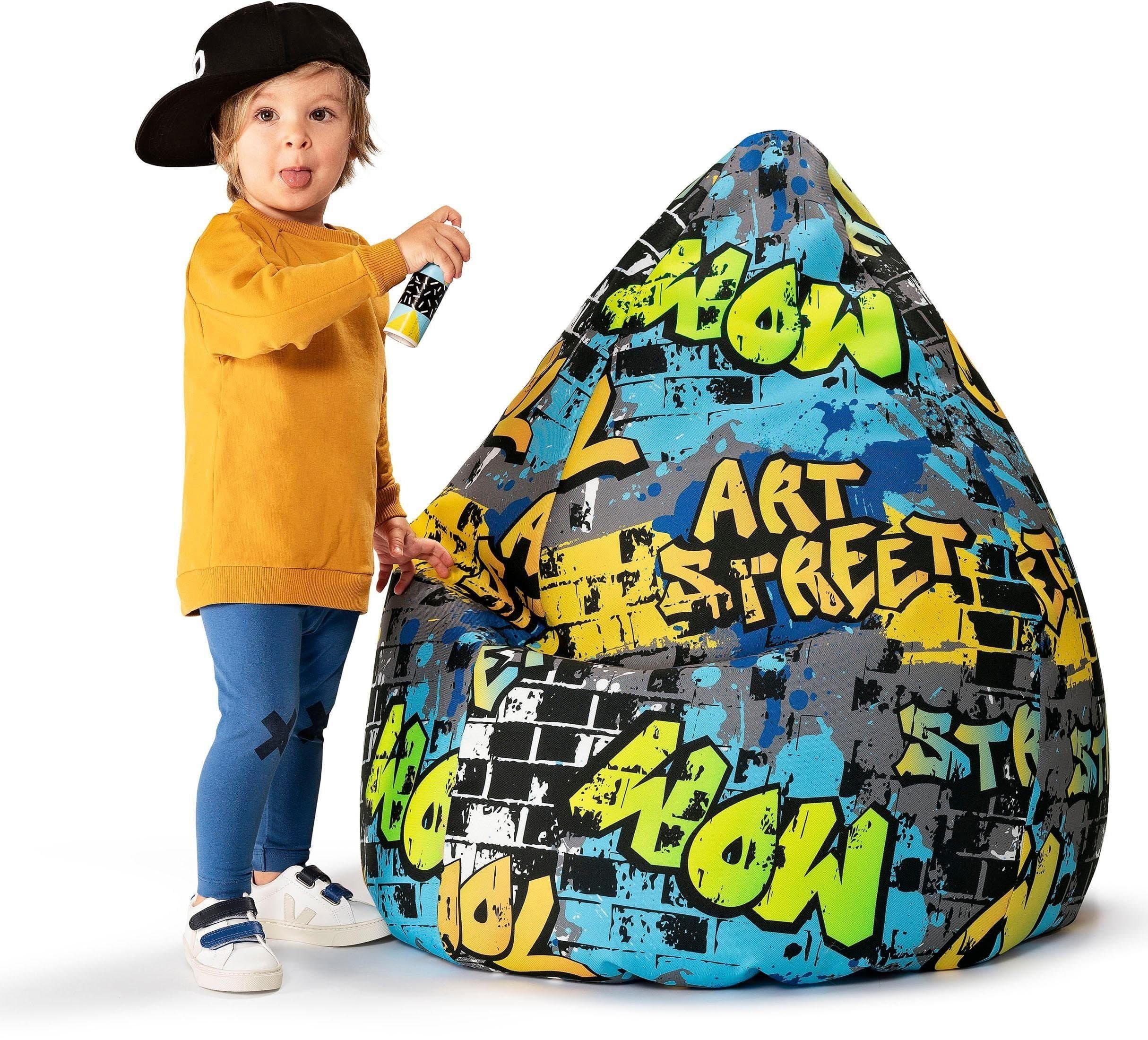 Sitting Point Sitzsack BeanBag Cool XL | Mehrfarbig