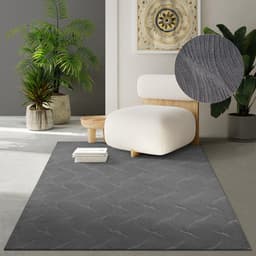 the carpet Teppich Rio | Grau