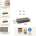 rauch Einlegeboden für Drehtürenschränke | Beige 2