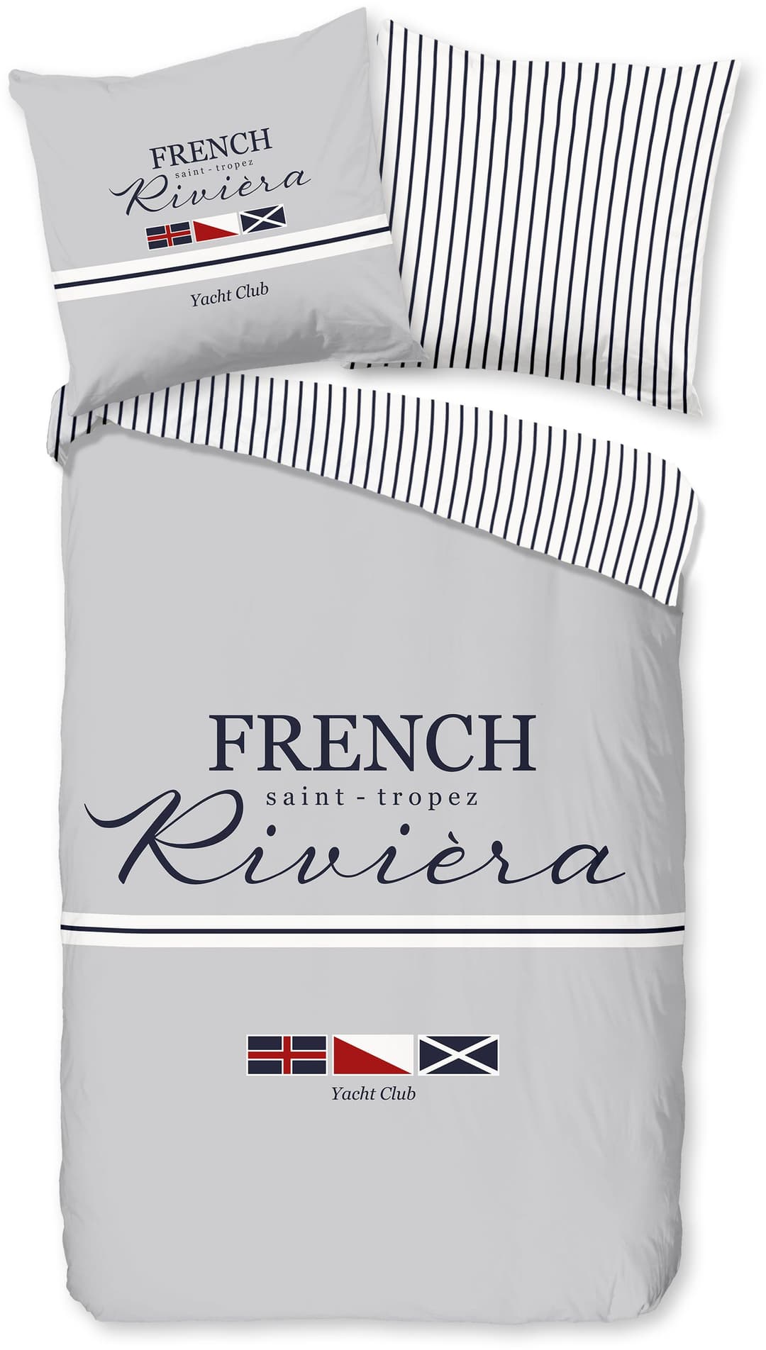 PURE luxury collection Wendebettwäsche French | Grau