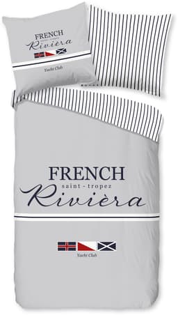 PURE luxury collection Wendebettwäsche French | Grau