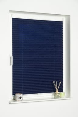K-HOME Plissee Klemmfix Pisa | Blau