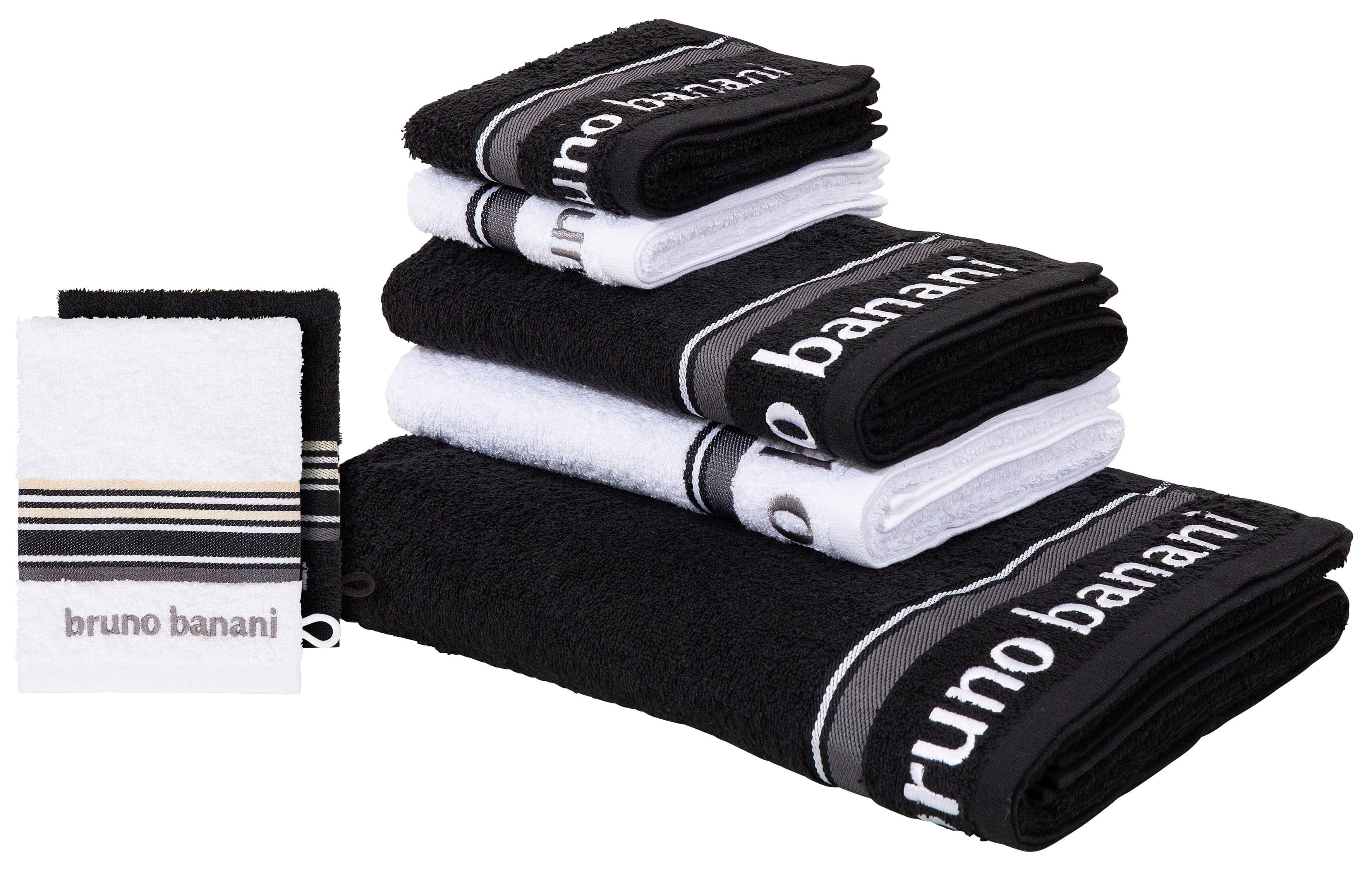 Bruno Banani Handtuch Set Maja | Schwarz