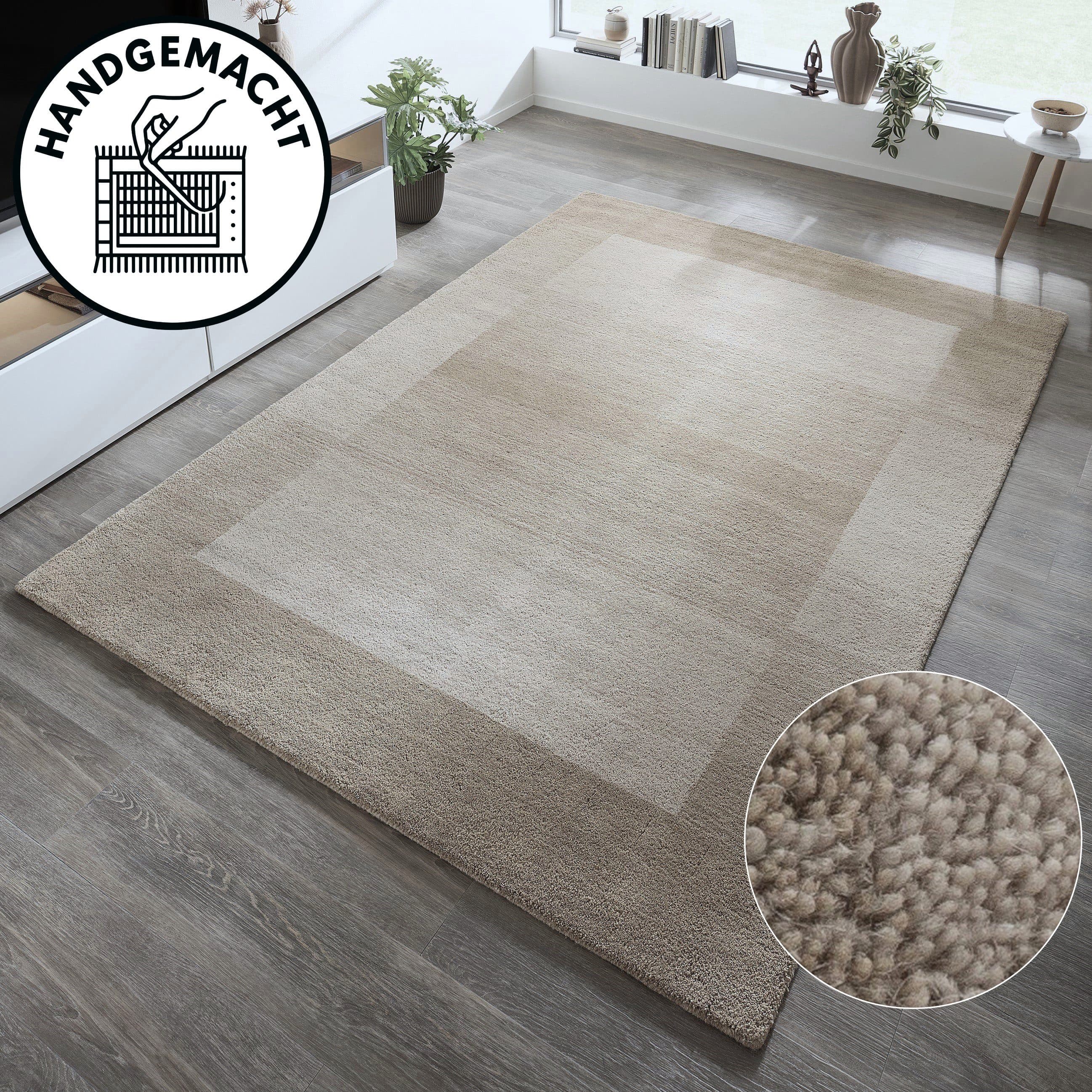 THEKO Gabbeh Super Wollteppich | Beige