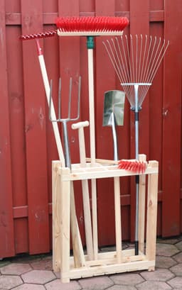 promadino Gartengerätehalter Universal 353/38 | Holztöne