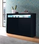 borchardt Möbel Highboard Santa Fe | Schwarz