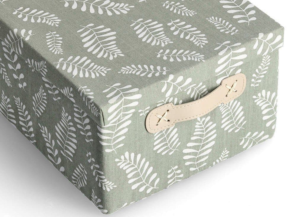 Zeller Present Aufbewahrungsbox Leaves | Grün