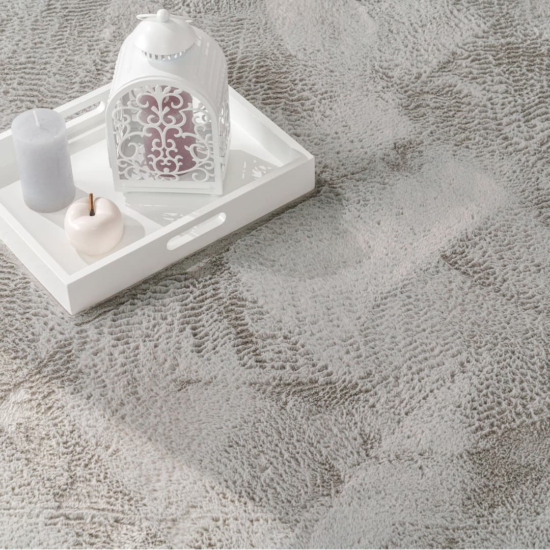 Paco Home Fellteppich Kunstfell Soft 380 | Grau