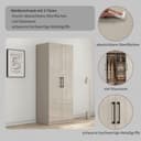 OTTO home Kleiderschrank Sylt | Grau 3