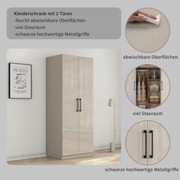 OTTO home Kleiderschrank Sylt | Grau