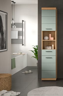 welltime Hochschrank SIENA | Holztöne