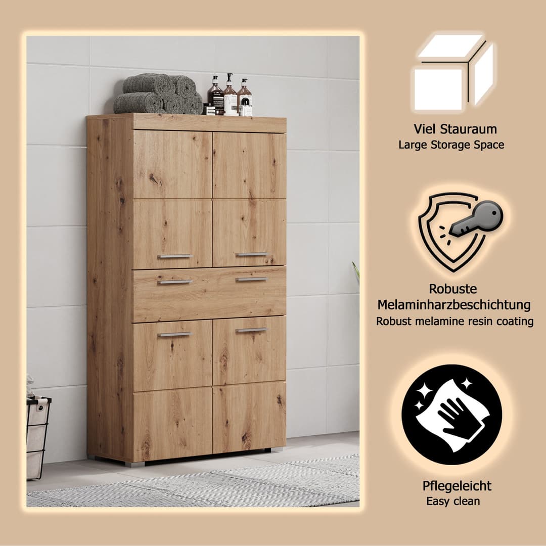 welltime Midischrank Avena | Holztöne