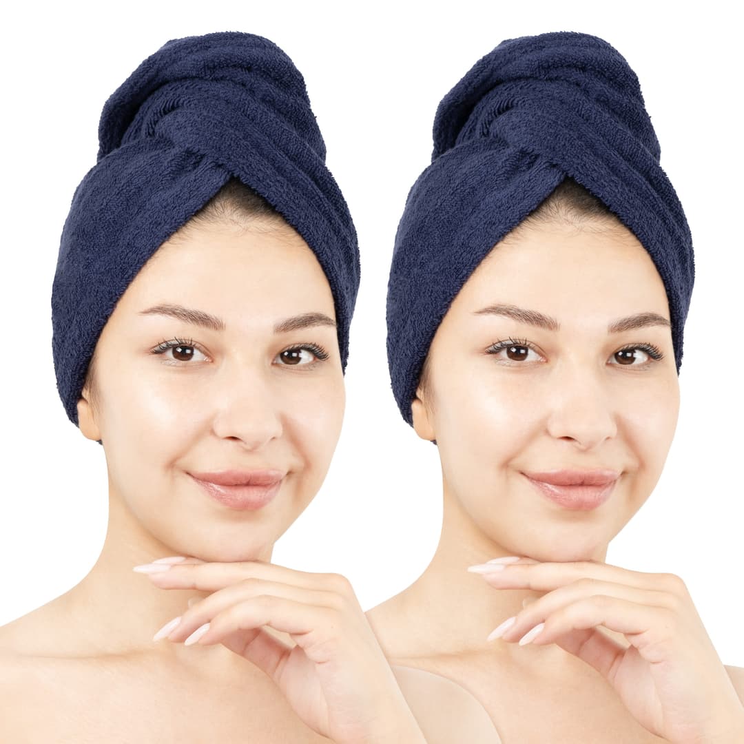 HAMMETEX Turban-Handtuch | Blau