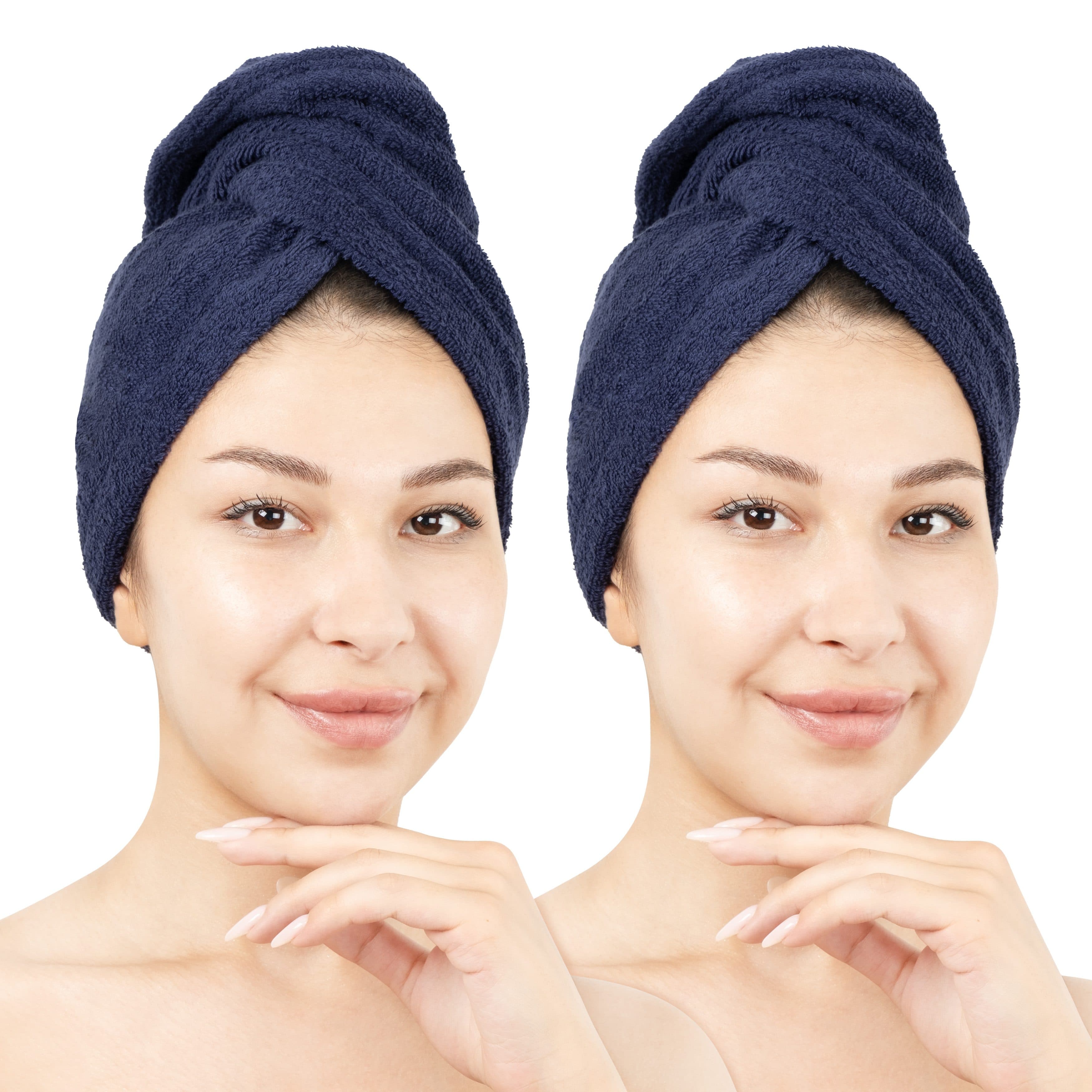HAMMETEX Turban-Handtuch | Blau