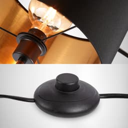 B.K.Licht Stehlampe BKL1417 | Schwarz